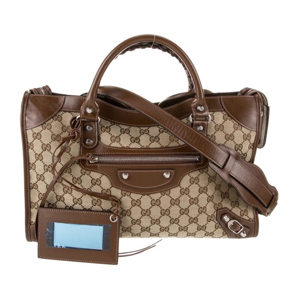 Balenciaga Handbags - Gucci x Balenciaga Supreme City Bag